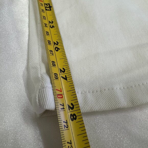 NWOT Gloria Vanderbilt White Jeans. Size: 14 Short - Picture 5 of 6
